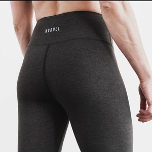 NoBull HIGH-RISE TIGHT PLUSH HEATHER black